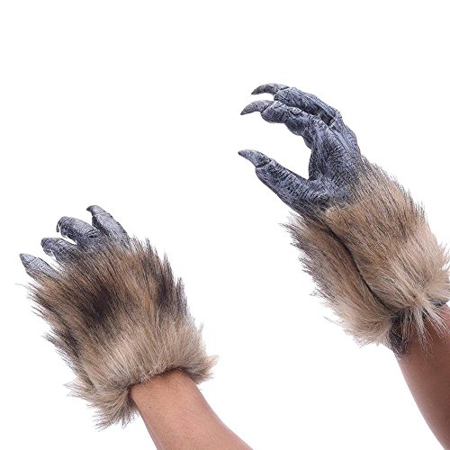 Gants Halloween Une Paire Griffe de Loup Costume de Fête Acc