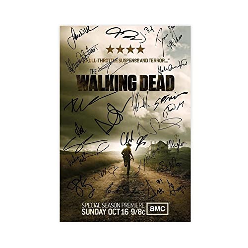 Poster TV The Walking Dead sur toile - Décoration murale pou
