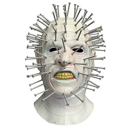 Masque épingles latex effrayant adulte