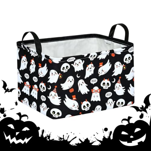 Panier de rangement pliable pour Halloween