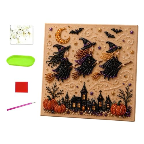 Kit DArt Mosaïque 3D Halloween Décoration Pré-Imprimée Saiso