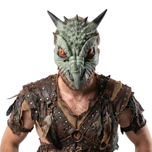 RUIXIA Masque de Dragon en Mousse PU Masque dAnimal Fantasti