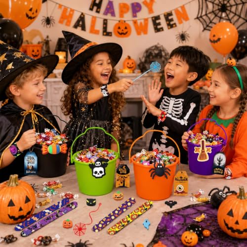 FZR Legend Lot de 12 seaux à dragées pour fête dHalloween po