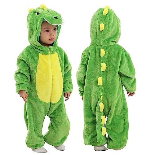 Combinaison Flanelle Bébé Dinosaure