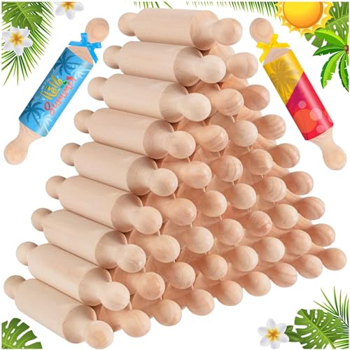 Lot de 45 mini rouleaux à pâtisserie pour travaux manuels, p
