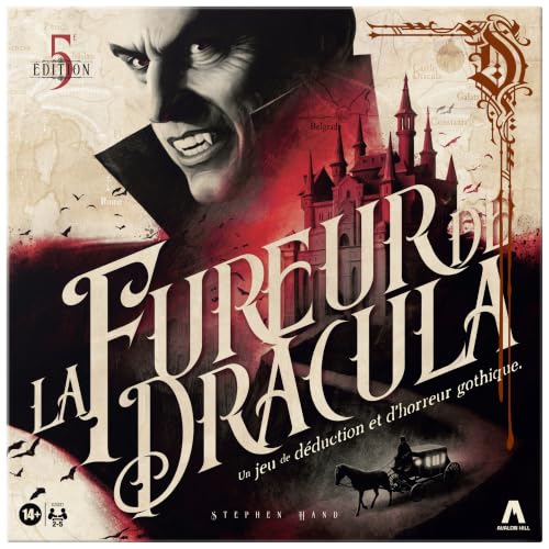 La Fureur de Dracula, 5e édition | Jeu de Plateau de déducti