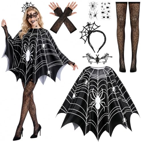 Beipegin Halloween Deguisement Araignee Femme, Deguisement H