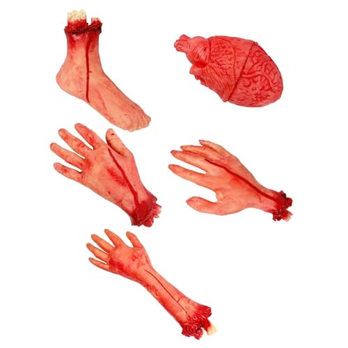 Outanaya 5 Pièces Accessoires Effrayants pour Halloween Main