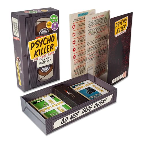 Psycho Killer Jeu de Cartes - Jeu de Survie dhorreur de Styl