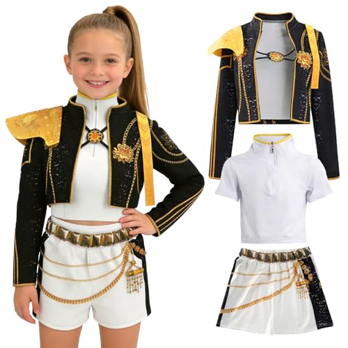 Civimili Ensemble de costume de cosplay danime pour filles -