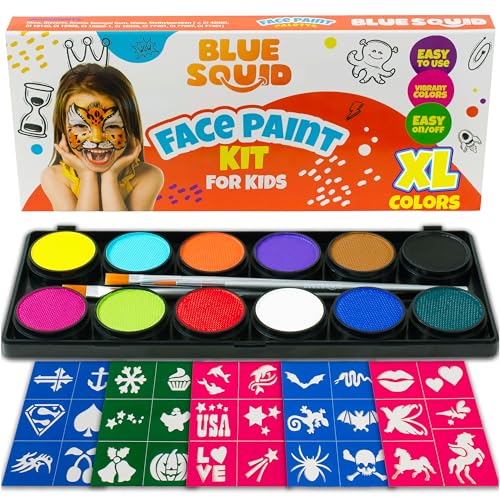 Palette de Maquillage Enfant Visage, Blue Squid, Palette de