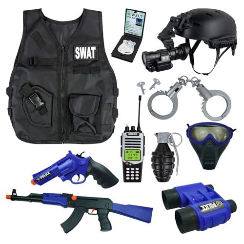 RedCrab Deguisement Policier Enfant, Deguisement Policier av