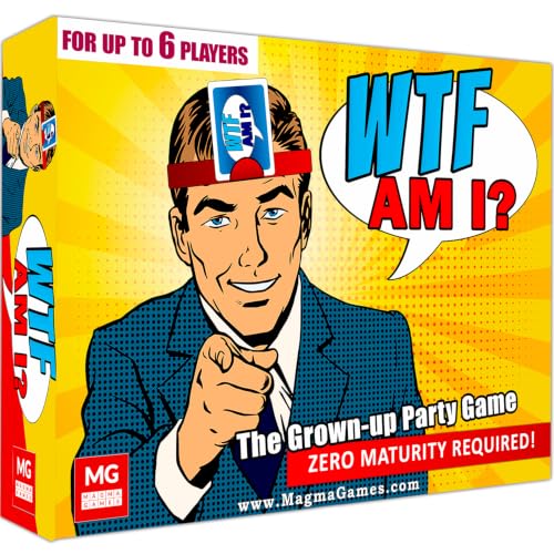 Magma Games WTF AM I? - Jeu de bandeaux pour adultes, jeux d