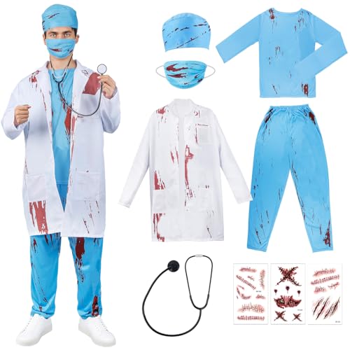 Déguisement de chirurgien fou Halloween