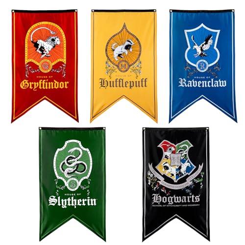 Conquest Journals Lot de 5 drapeaux de maison de sorcier Har