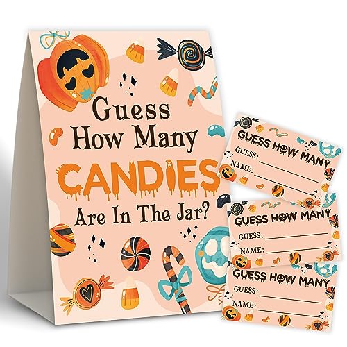 Jeux de fête dHalloween, Devinez combien de bonbons, jeux de