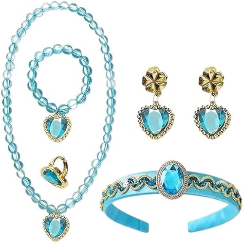 Collier et Boucles doreilles Princesse - 3 pièces, Ensemble 