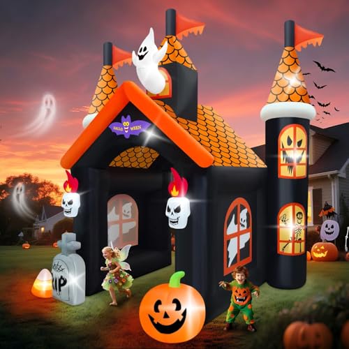 Kalolary 12 Pieds Grande Arche Gonflable dhalloween Maison H