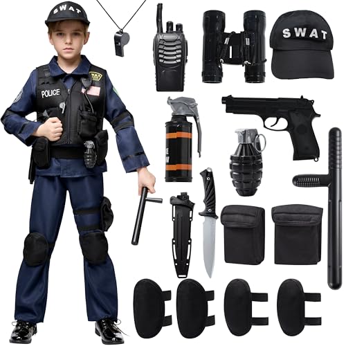 Spooktacular Creations Costume de police SWAT pour enfants p