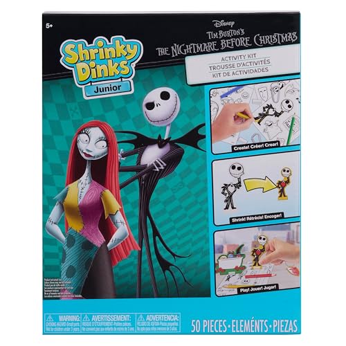 Just Play Shrinky Dinks Kit dactivités Disney LÉtrange Noël