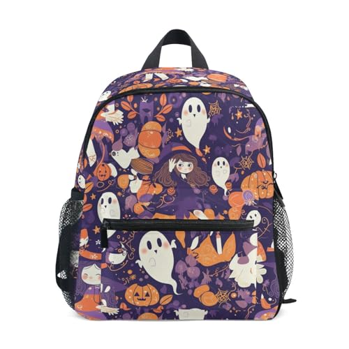 Wudan Sac à dos dHalloween citrouilles sorcières fantômes po