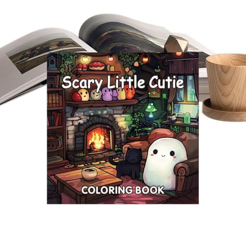 Livre de Coloriage Fantôme 40 Pages dActivités Effrayantes A