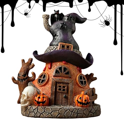 Houses dHalloween - Figurine de maison hantée dHalloween, dé