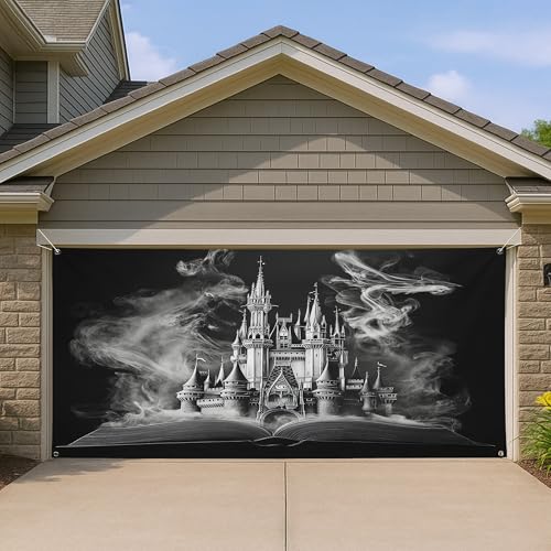 1,8 x 4 m Halloween Livre de sorcière effrayant Couverture d