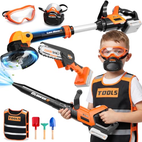 Outils de Jardin pour Enfants 3 in -Débroussailleuse & Souff