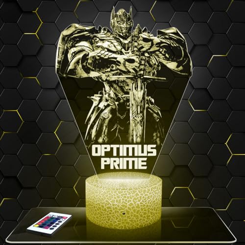 Lampephoto.fr - Lampe 3D Optimus Prime, Veilleuse Tactile Le
