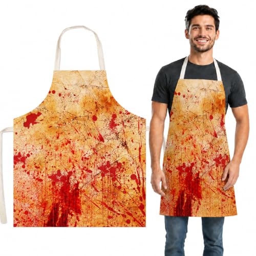 YESAH Tablier Sanglant Halloween Adulte, Déguisement de Bouc