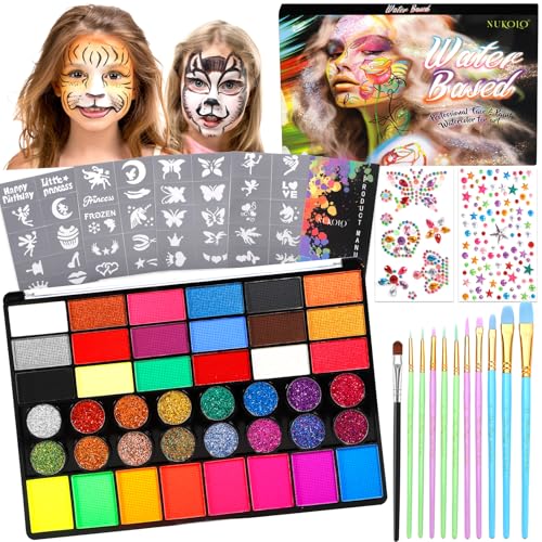 RDDAIPE Peinture Corporelle Pour Le Visage, 42 Couleurs Pale