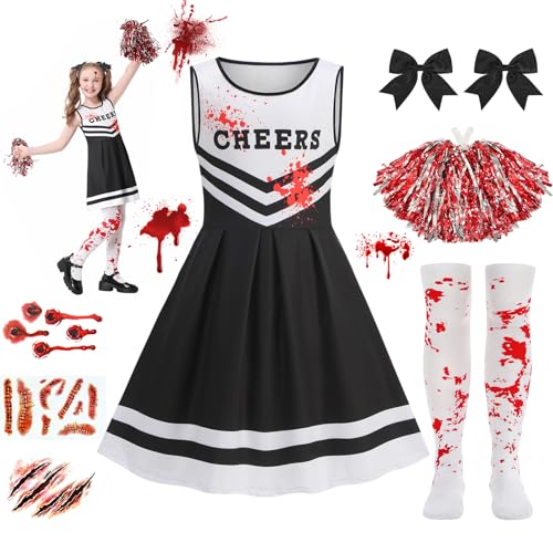 Déguisement Zombie Pom-Pom Girl 10-12 ans