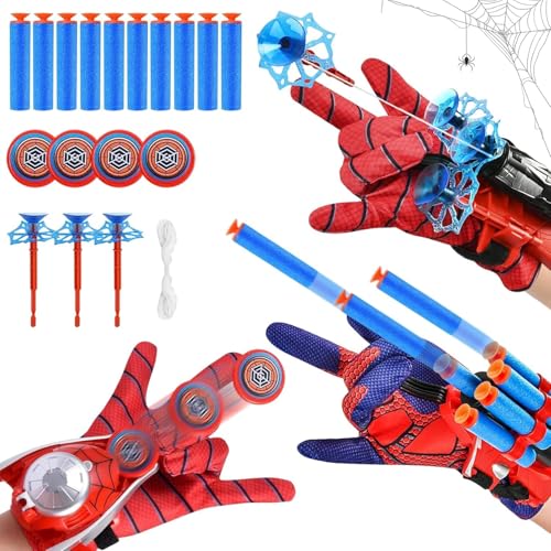 Taufe Lot de 3 Gant de Lanceur Spide-r,Spide-r Launcher,Lanc