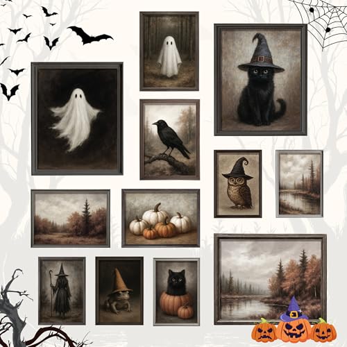97 Decor Impressions murales dHalloween vintage - Images de
