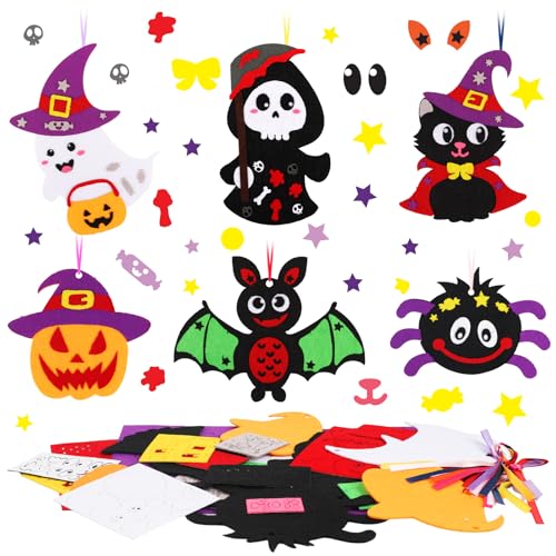 DERAYEE Kit de bricolage dHalloween 12 pièces pour enfants,