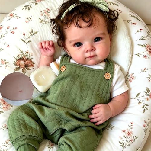 Anano Bebe Reborn Poupée en Vinyle pour Fille 45 cm Bebe Reb