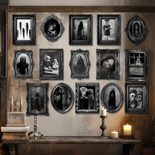 Benjia 15 Cadres Photo Halloween Gothique Hantée Horreur, Im