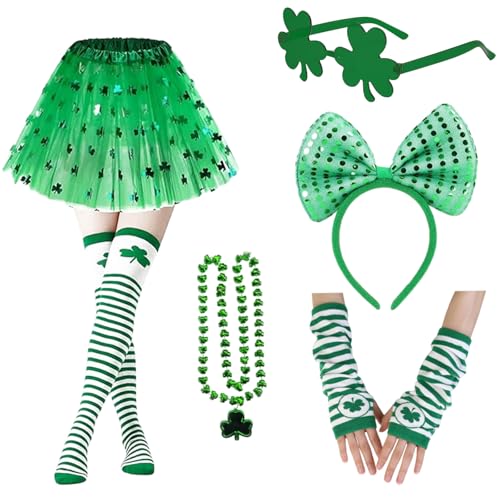 GWAWG 5pcs daccessoires pour costume de la Saint-Patrick jup