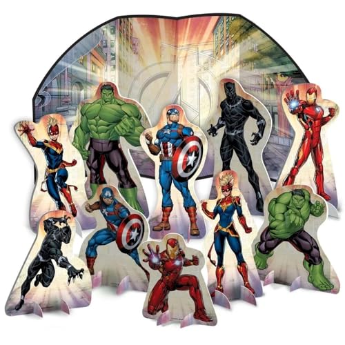 Amscan 280144 Avengers Papier cartonné pour fête danniversai