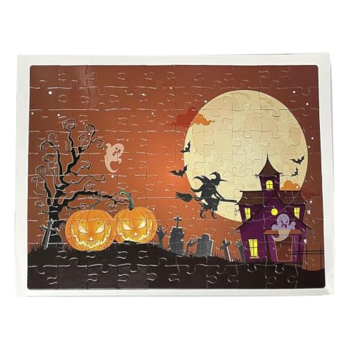 Jeu de pose dHalloween - 100 pièces - En carton - Cadeau pou