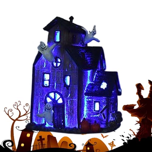 La Maison Hantée Halloween Centres De Table Saisonniers Vint