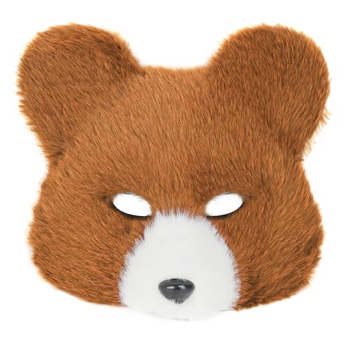 Masque Ours Halloween Réaliste 3D