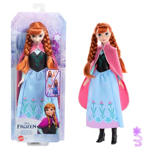 Mattel Disney La Reine Des Neiges Poupée Articulée Anna Au L