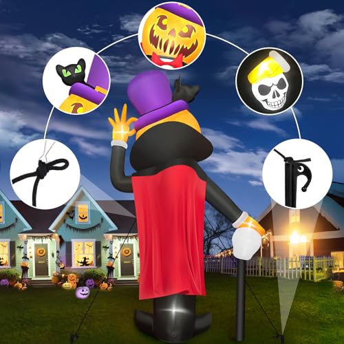 Kalolary 14FT Décoration Gonflable dhalloween, décoration Co