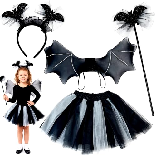 ZesGlyxyr Deguisement Halloween Sorciere, 4 SerreTutu Sorciè