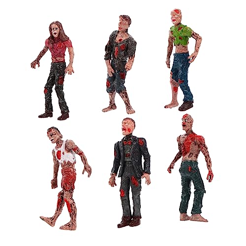 BESTonZON Lot de 6 poupées zombies horribles jouets de farce