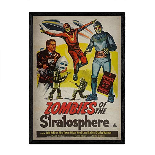 Zombies Poster vintage Nacnic Feuilles pour décoration intér