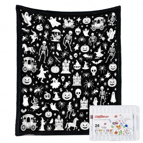 CreatiArt Couverture à colorier dHalloween avec marqueurs, 1