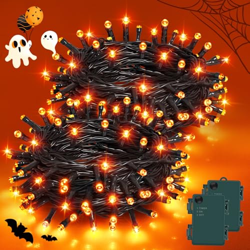 Guirlande Lumineuse, Lumières dHalloween 2 pièces 5M 50LED I